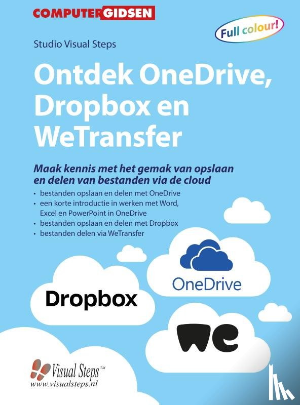 Studio Visual Steps - Ontdek OneDrive, Dropbox en WeTransfer