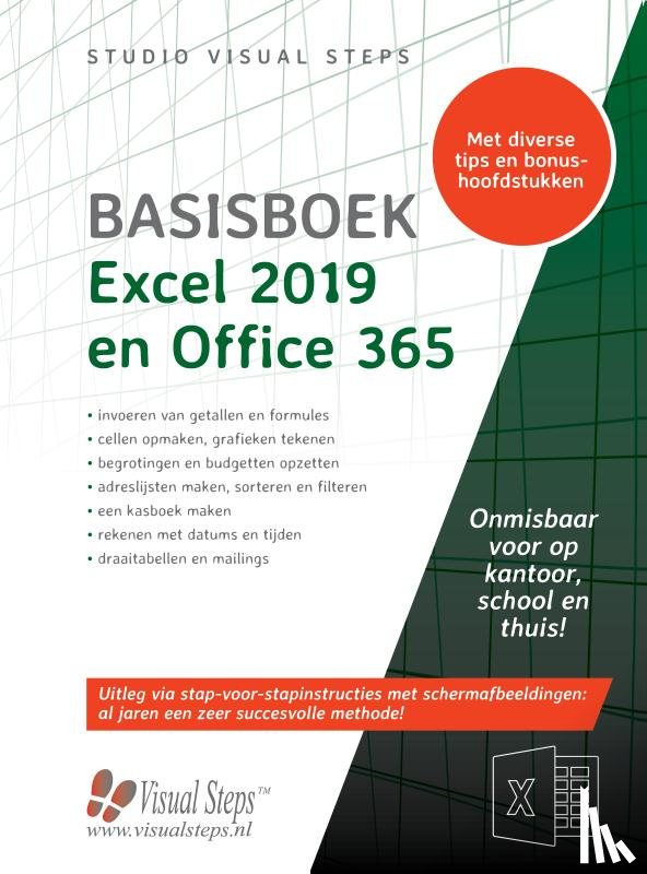 Studio Visual Steps - Basisboek Excel 2019, 2016 en Office 365