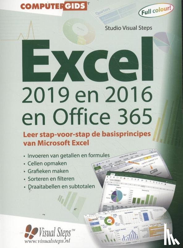 Visual Steps, Studio - Computergids Excel 2019, 2016 en Office 365