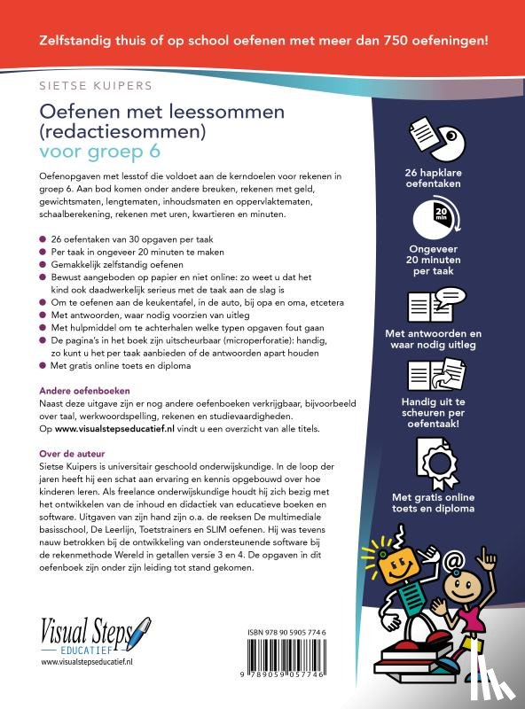 Kuipers, Sietse - Oefenen met leessommen (redactiesommen) voor groep 6