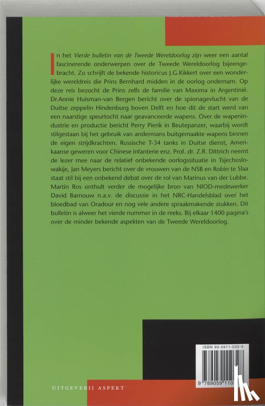  - Vierde bulletin van de Tweede Wereldoorlog