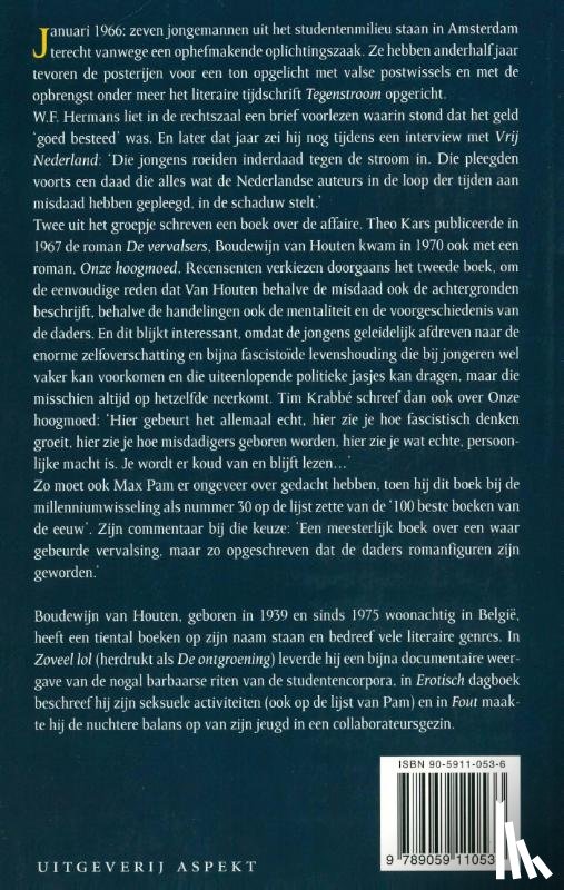 Houten, B. van - Onze hoogmoed