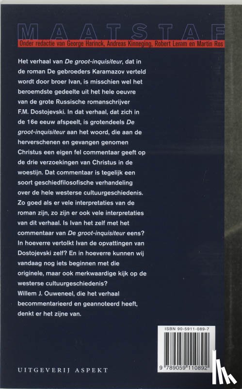 Dostojevski, F.M. - De groot-inquisiteur