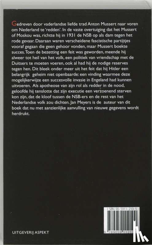 Meyers, J. - Mussert, een politiek leven