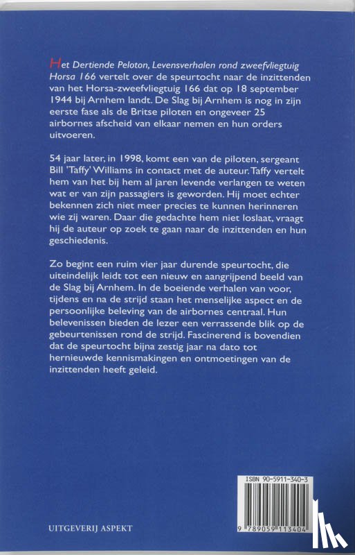 Walburgh Schmidt, H. - Het dertiende peloton