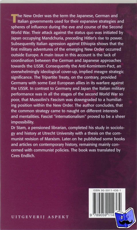 Stam, Anton - The diplomacy of the New Order