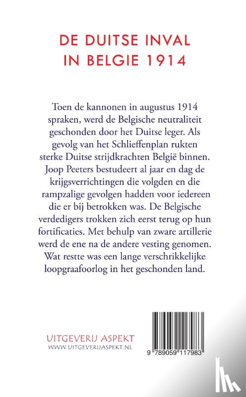 Peeters, J. - De Duitse inval in Belgie