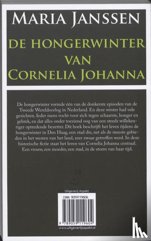 Janssen, Maria - De hongerwinter van Cornelia Johanna