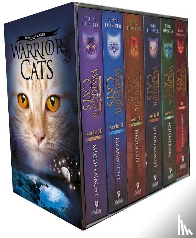 Hunter, Erin - Warrior cats serie II cadeaubox 6 paperback boeken
