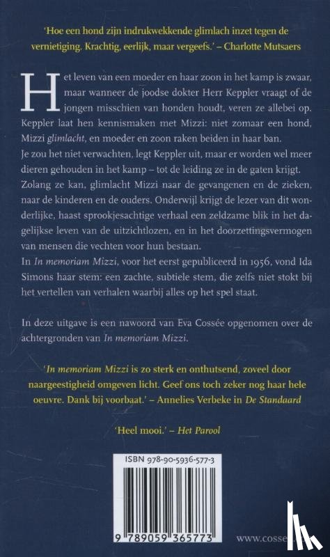 Simons, Ida - In memoriam Mizzi
