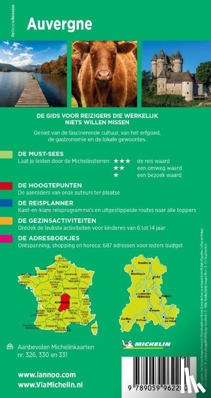  - Michelin Reisgids Auvergne