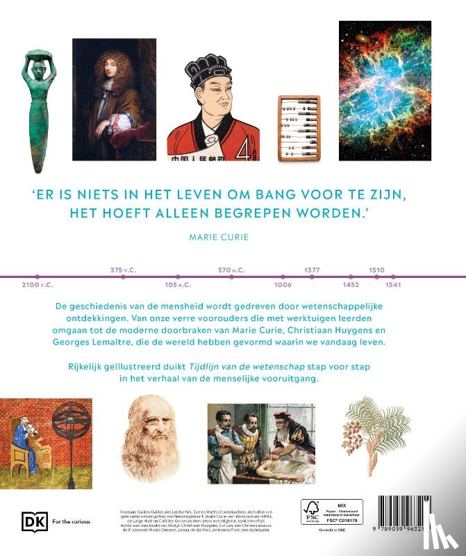  - Tijdlijn van de wetenschap