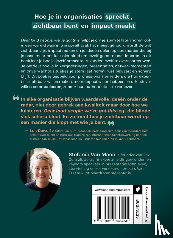 Moen, Stefanie Van - Dear loud people we've got this