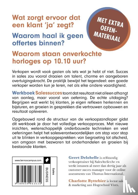 Delobelle, Geert, Byttebier, Charlotte - Werkboek Salessucces