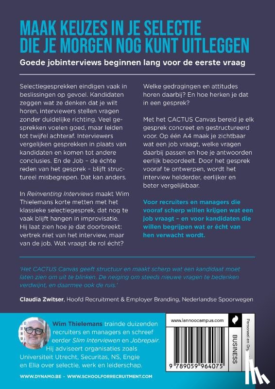 Thielemans, Wim - Reinventing Interviews