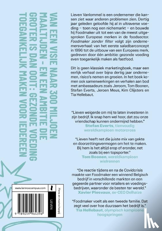Vanlommel, Lieven - Foodmaker zonder filter