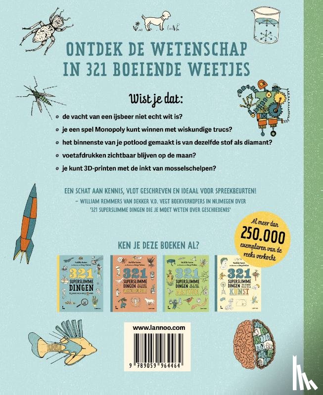 Masters, Mathilda, Ombergen, Angelique Van - 321 superslimme dingen die je moet weten over wetenschap