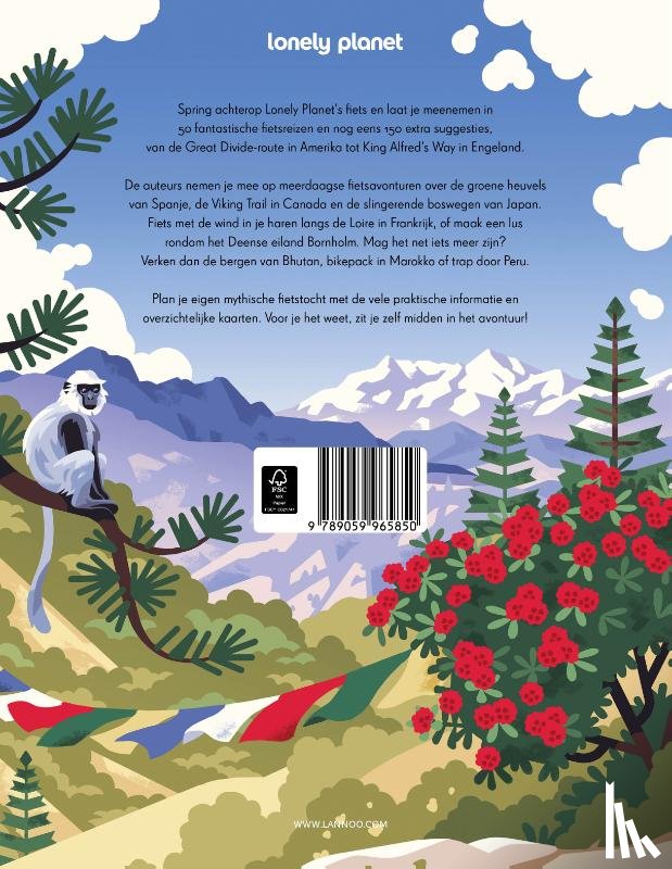 Lonely Planet - Mythische fietsreizen in de wereld