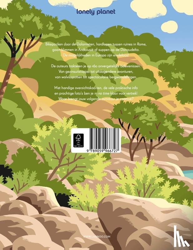 Lonely Planet - Mythische outdoor avonturen in Europa