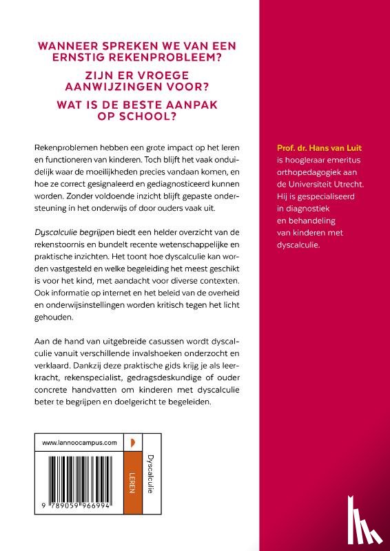 Luit, Hans van - Dyscalculie begrijpen