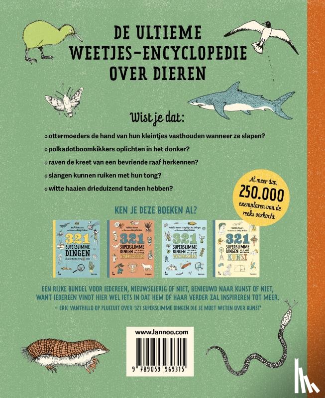 Masters, Mathilda - 321 superslimme dingen die je moet weten over dieren