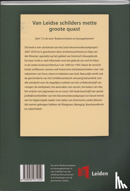 Klooster, Olga van der, Primavera Pers - Van Leidse schilders mette groote quast