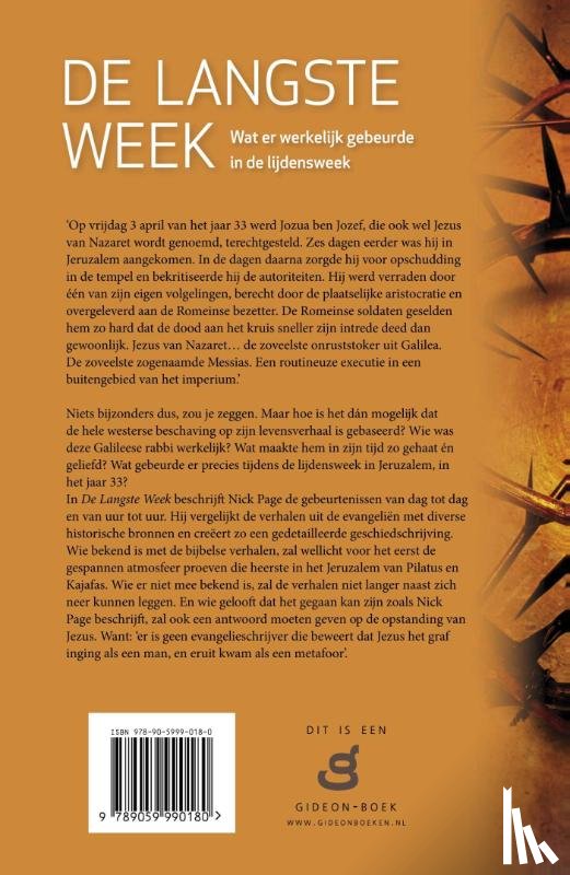 Page, Nick - De langste week