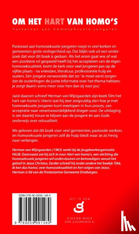 Wijngaarden, Herman van - Om het hart van homo's