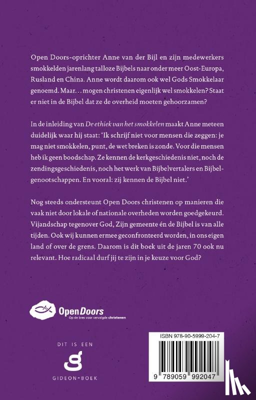 Bijl, Anne van der - De ethiek van het smokkelen