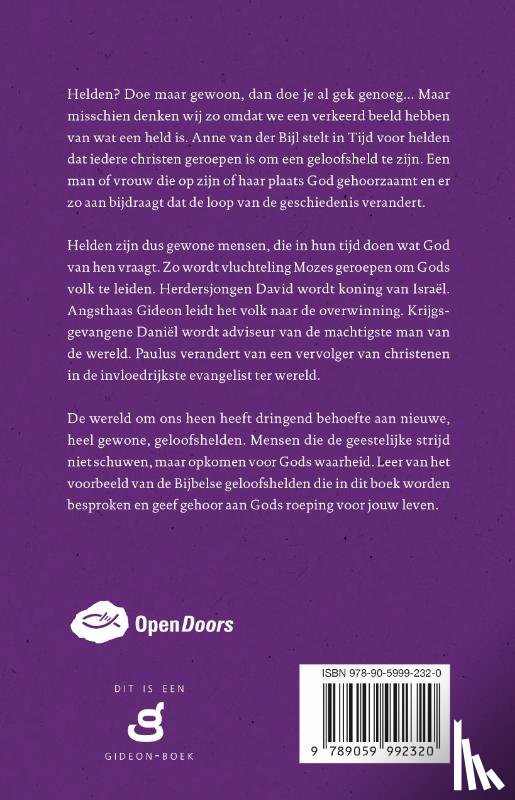 Bijl, Anne van der - Tijd voor helden