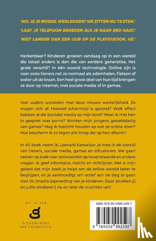 Kanselaar, Leenard - Kom van dat scherm af!