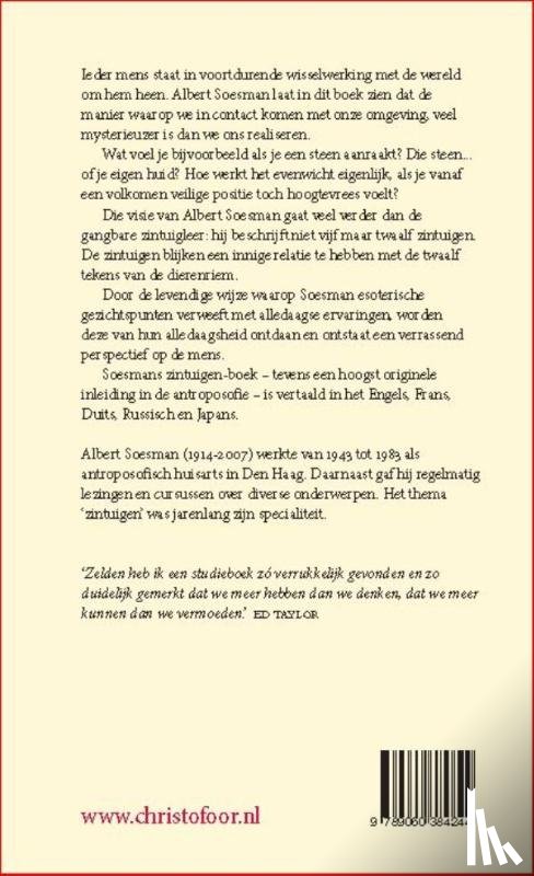 Soesman, A. - De twaalf zintuigen