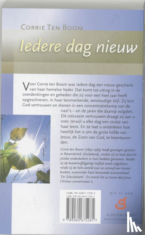 Boom, Corrie ten - Iedere dag nieuw