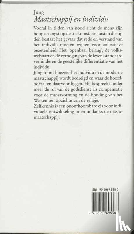 Jung, C.G. - Maatschappij en individu