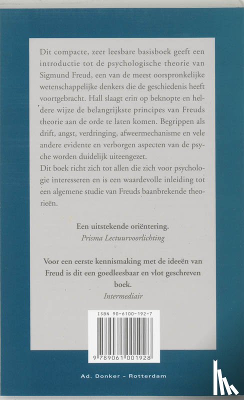 Hall, C.S. - De psychologie van Freud