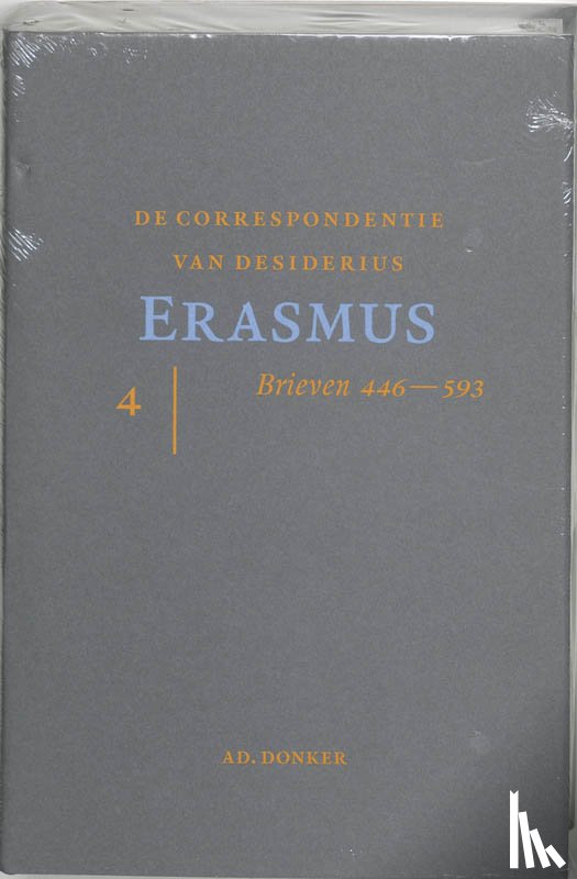 Erasmus, Desiderius - De correspondentie van Desiderius Erasmus IV