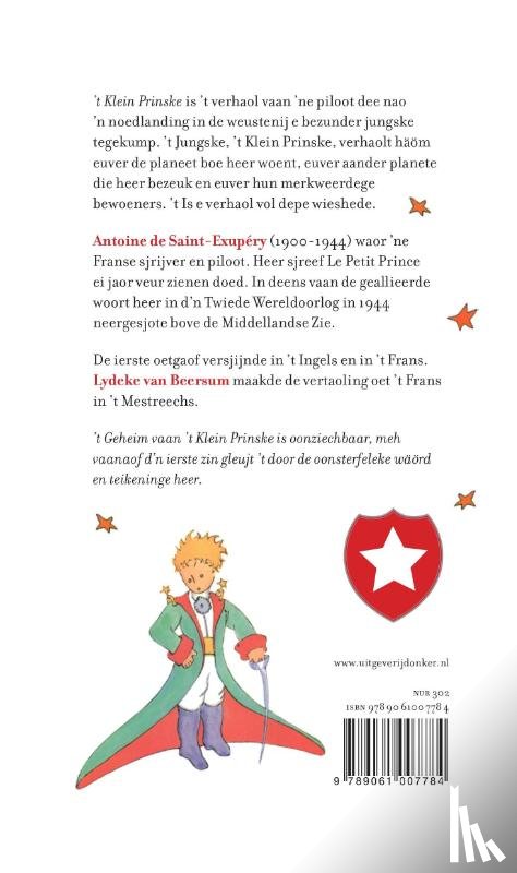 Saint-Exupéry, Antoine de - 't Klein prinske