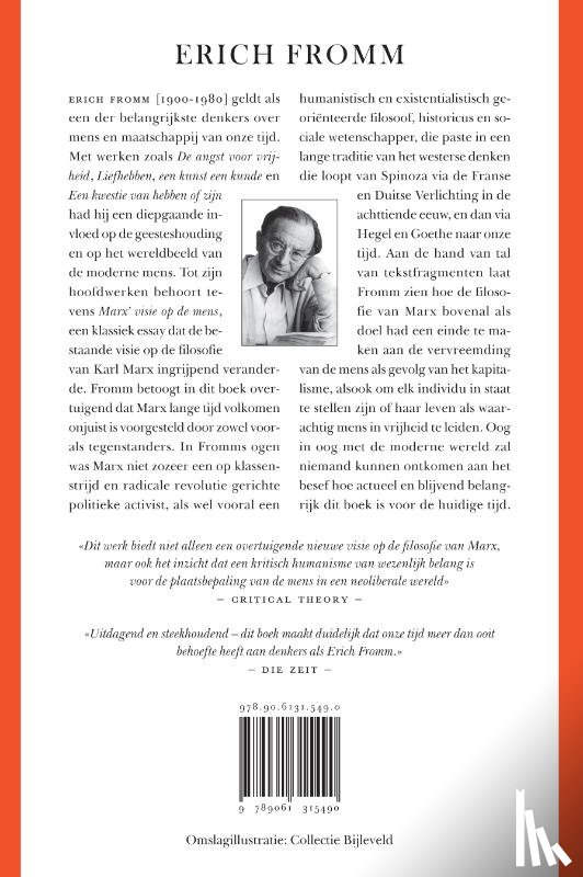 Fromm, Erich - Marx' visie op de mens