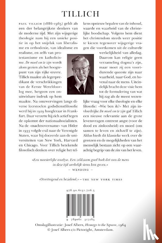 Tillich, Paul - De moed om te zijn