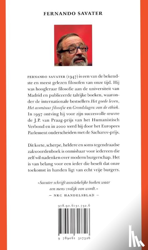 Savater, Fernando - Vrijheid, gelijkheid, burgerschap