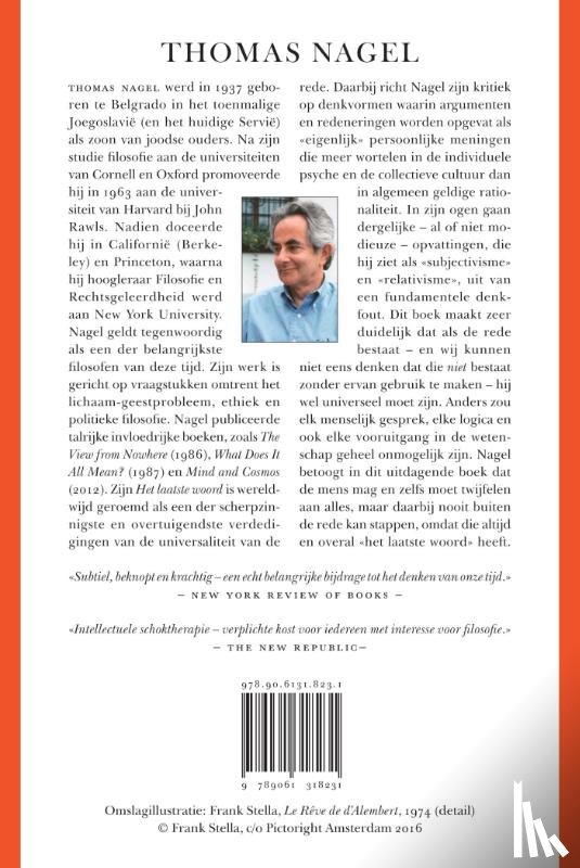 Nagel, Thomas - Het laatste woord