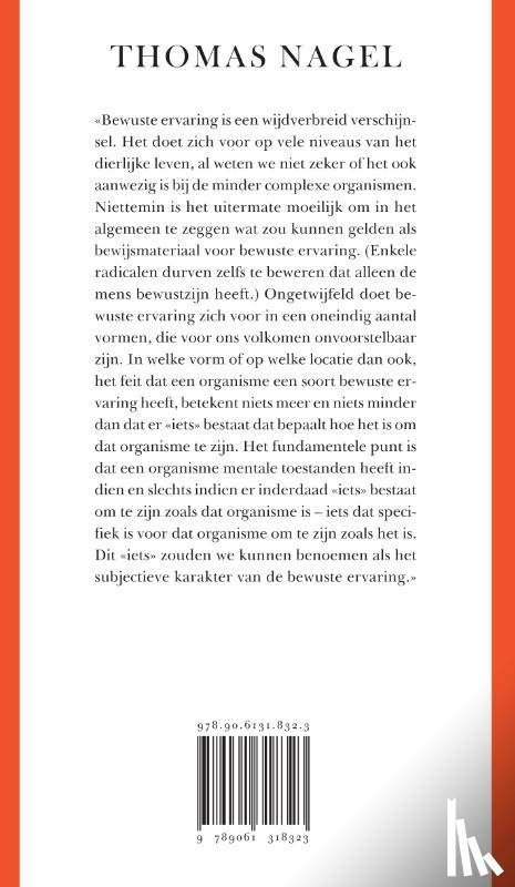 Nagel, Thomas - Hoe is het om een vleermuis te zijn?