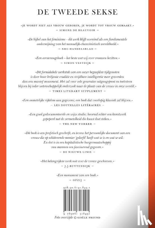 Beauvoir, Simone de - De tweede sekse