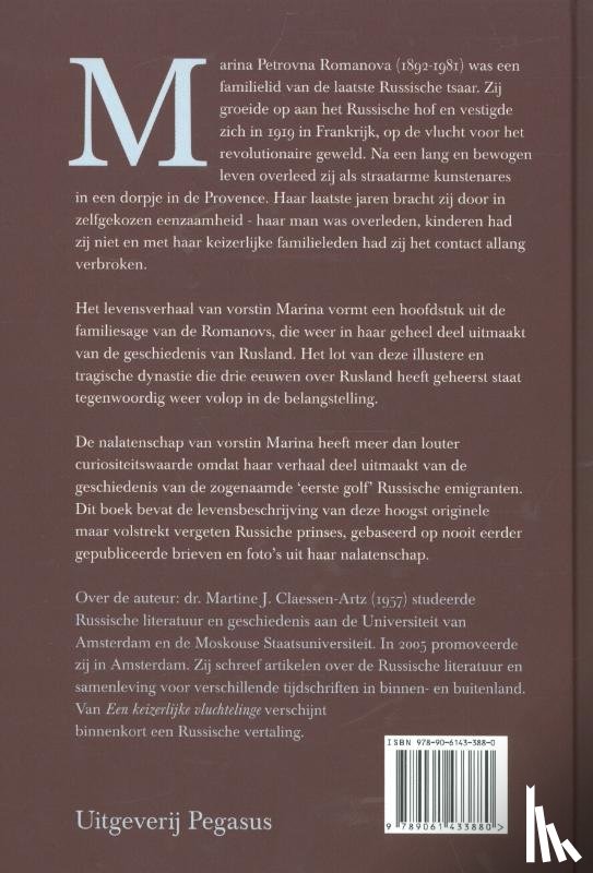 Artz, Martine - Een keizerlijke vluchtelinge