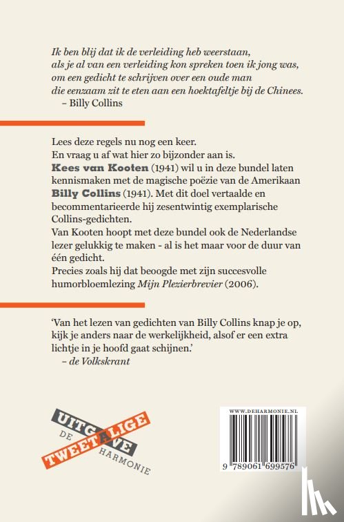 Kooten, Kees van, Collins, Billy - Zo Wordt U Gelukkig