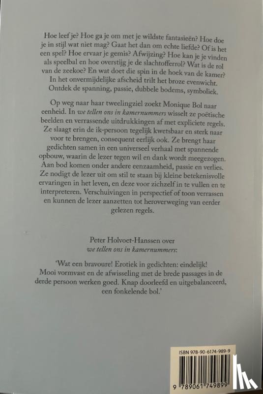 Bol, Monque - We tellen ons in kamernummers