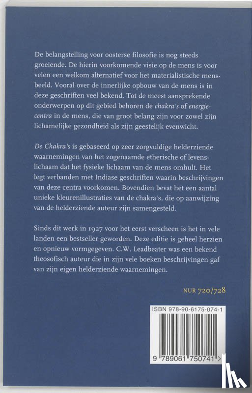 Leadbeater, C.W. - De Chakra's