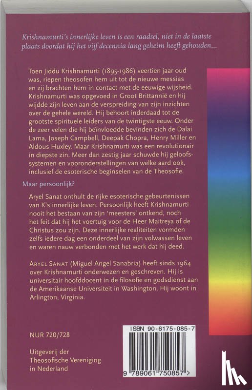 Aryel, S. - Het Innerlijke Leven van Krishnamurti