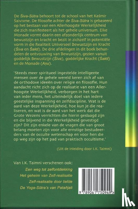 Taimni, I.K. - De shiva sutra