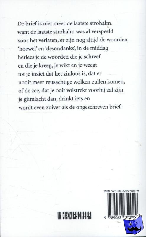 Wieg, Rogi - Even zuiver als de ongeschreven brief